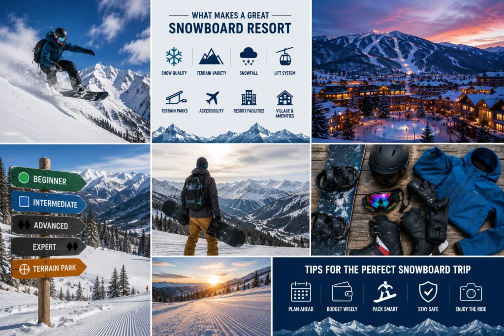 Best Places to Snowboard in the USA