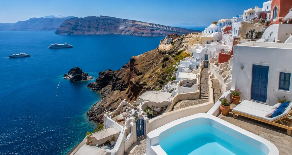 where to stay in Santorini