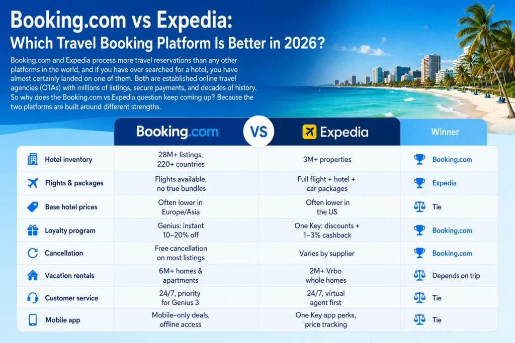Booking.com vs Expedia