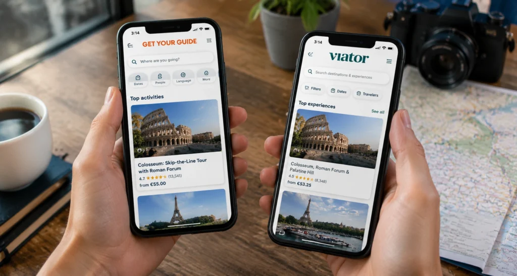 GetYourGuide vs Viator