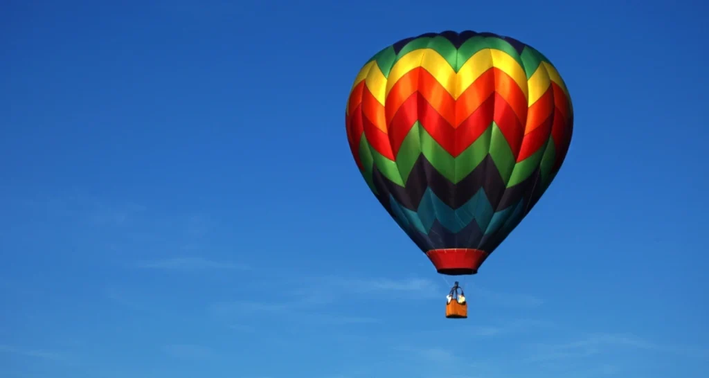 Hot air balloon ride