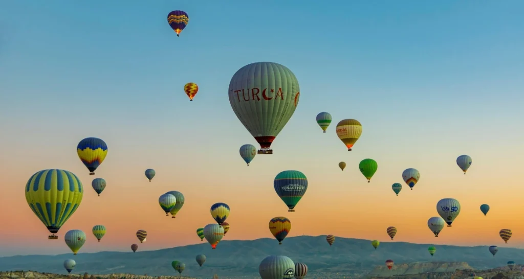 Hot air balloon ride