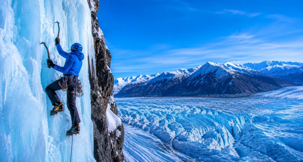 Ice Climbing in Alaska