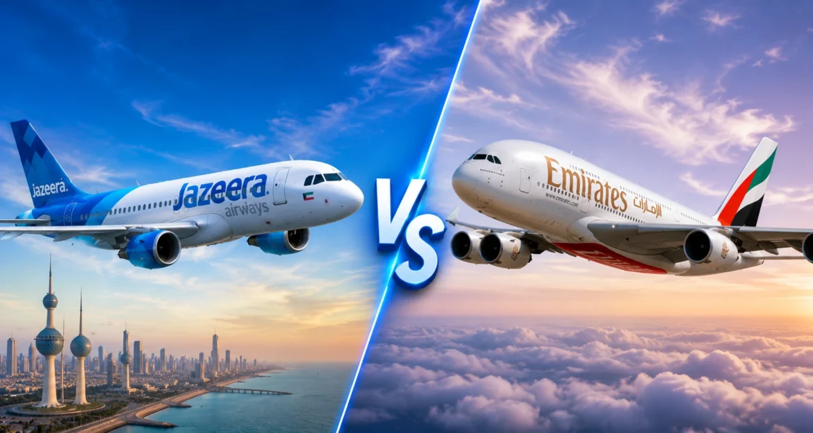 Jazeera Airways Vs Emirates