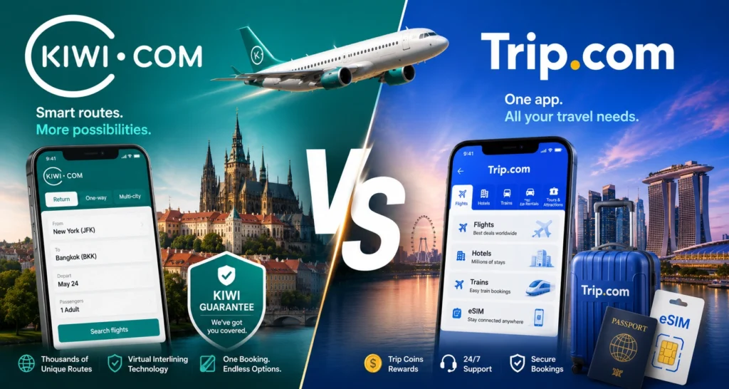 Kiwi.com vs trip.com
