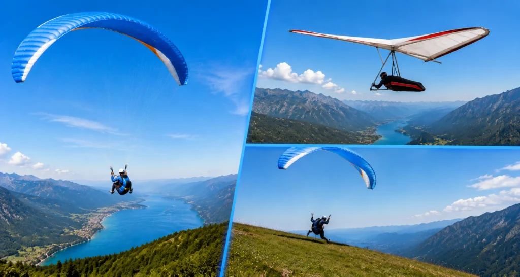 Paragliding vs Hang Gliding Differences