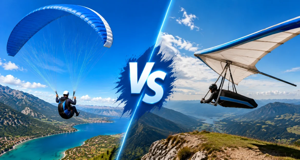 Paragliding vs Hang Gliding Differences