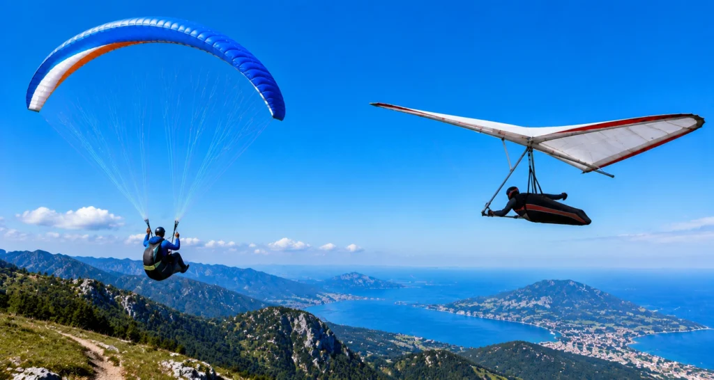 Paragliding vs Hang Gliding Differences