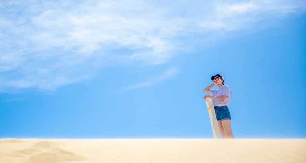 Sandboarding in Peru