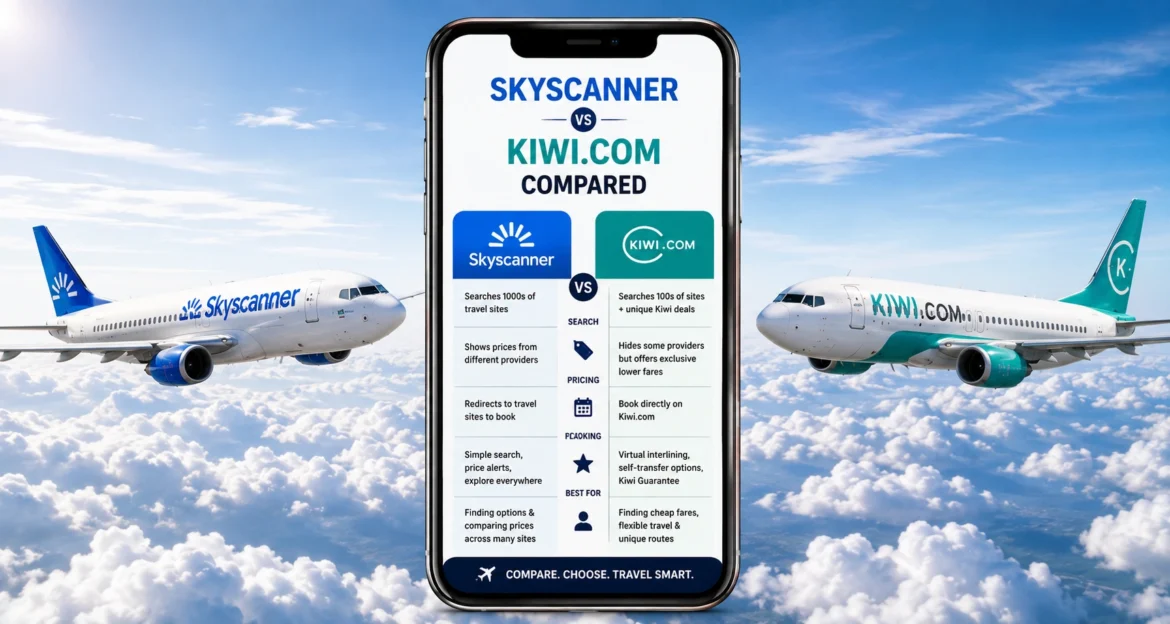 Skyscanner vs Kiwi.com