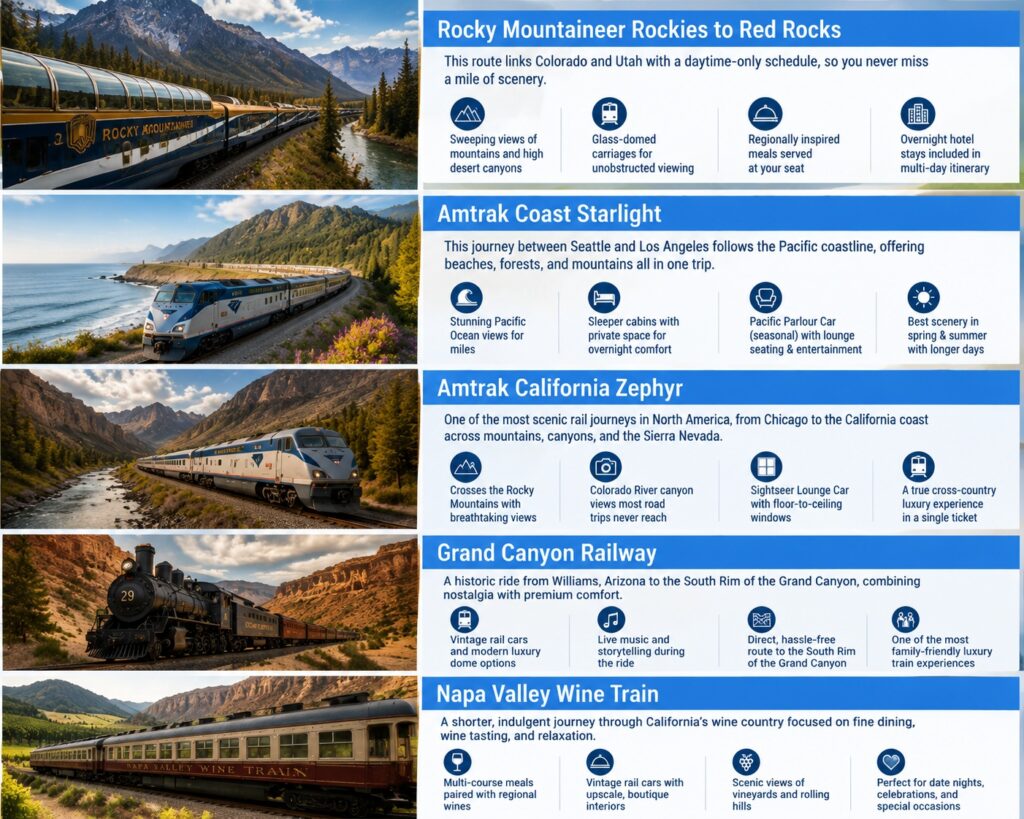 Sleeper Train Trips USA