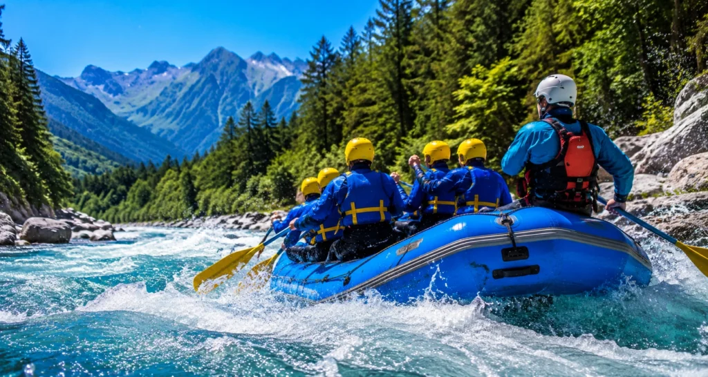 Trentino wild rafting