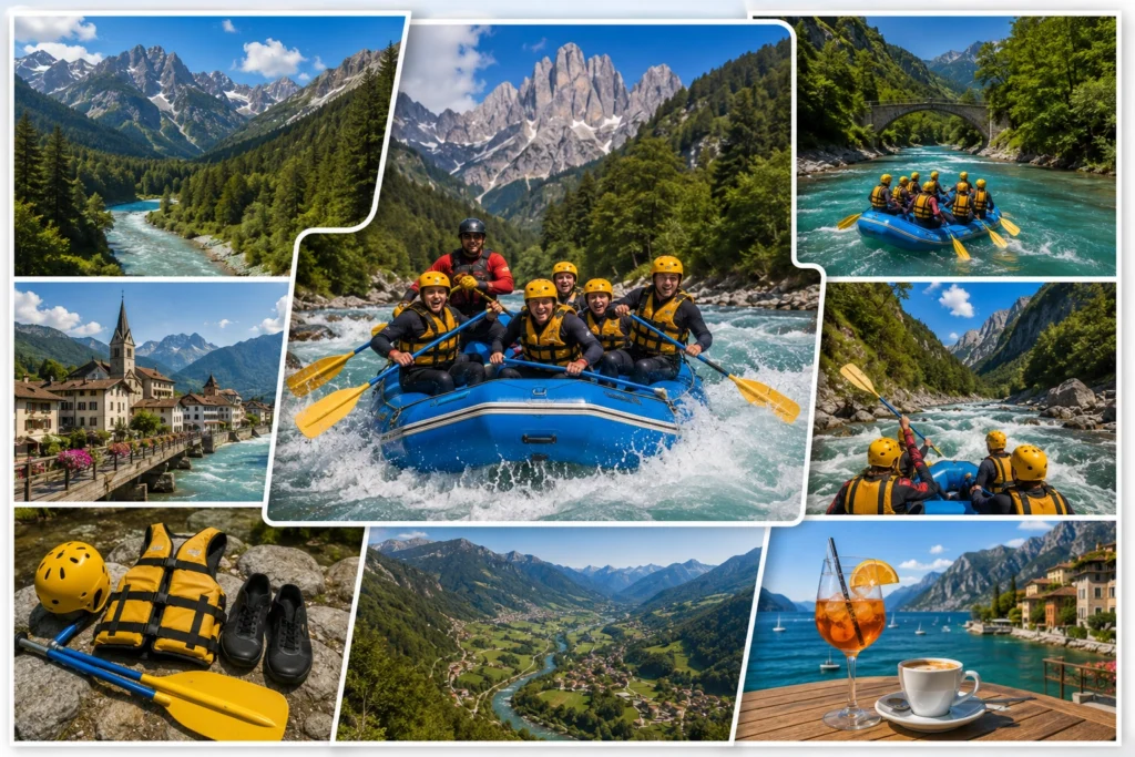 Trentino wild rafting 