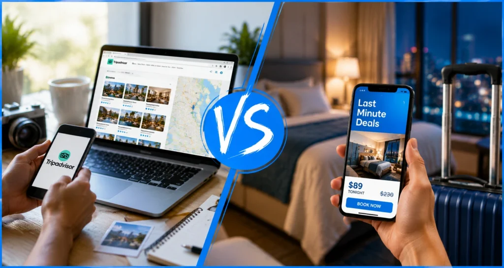 Tripadvisor vs Last Minute Hotel Deals 