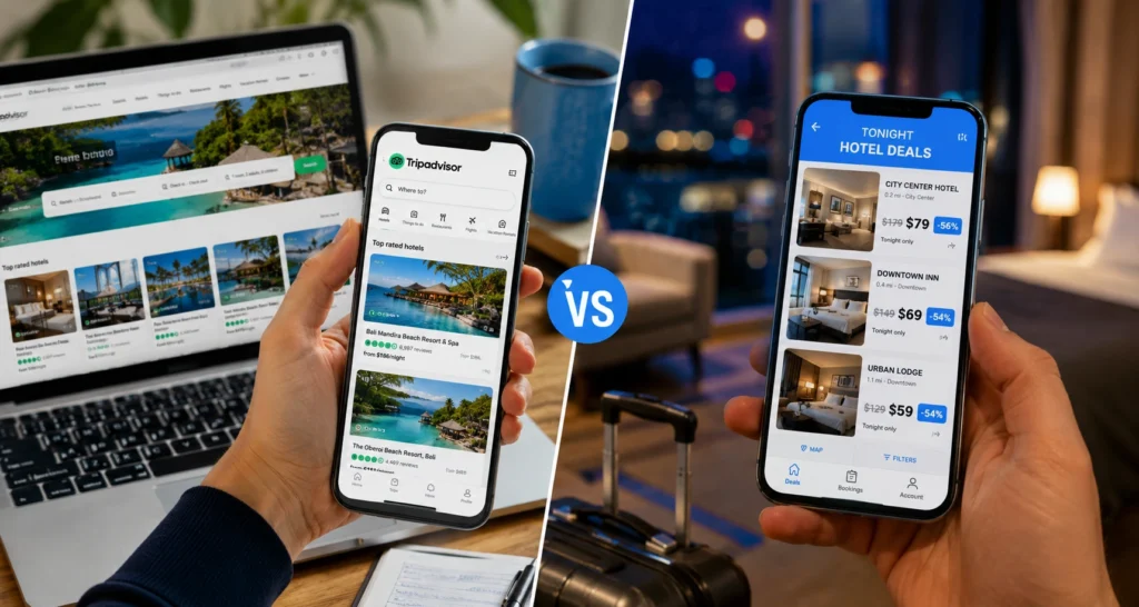 Tripadvisor vs Last Minute Hotel Deals