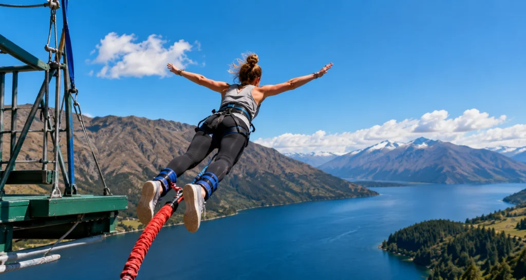 bungee jumping New Zealand 