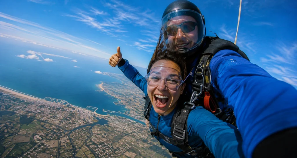 skydiving