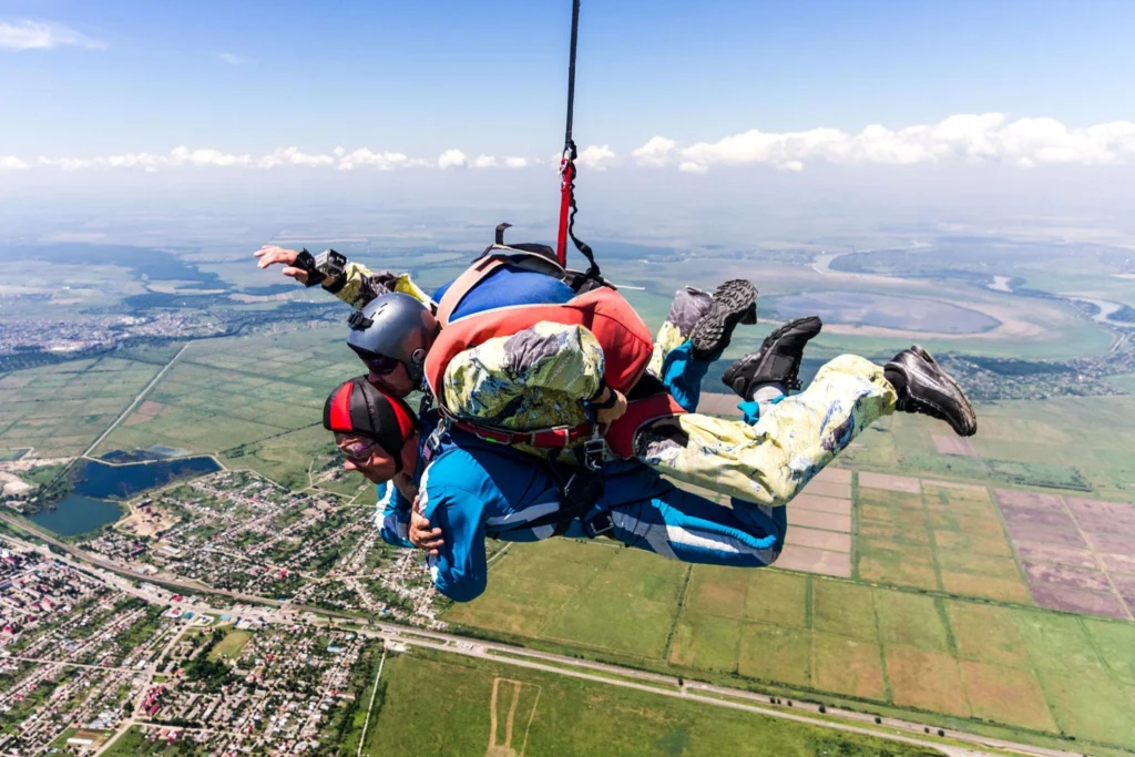 skydiving