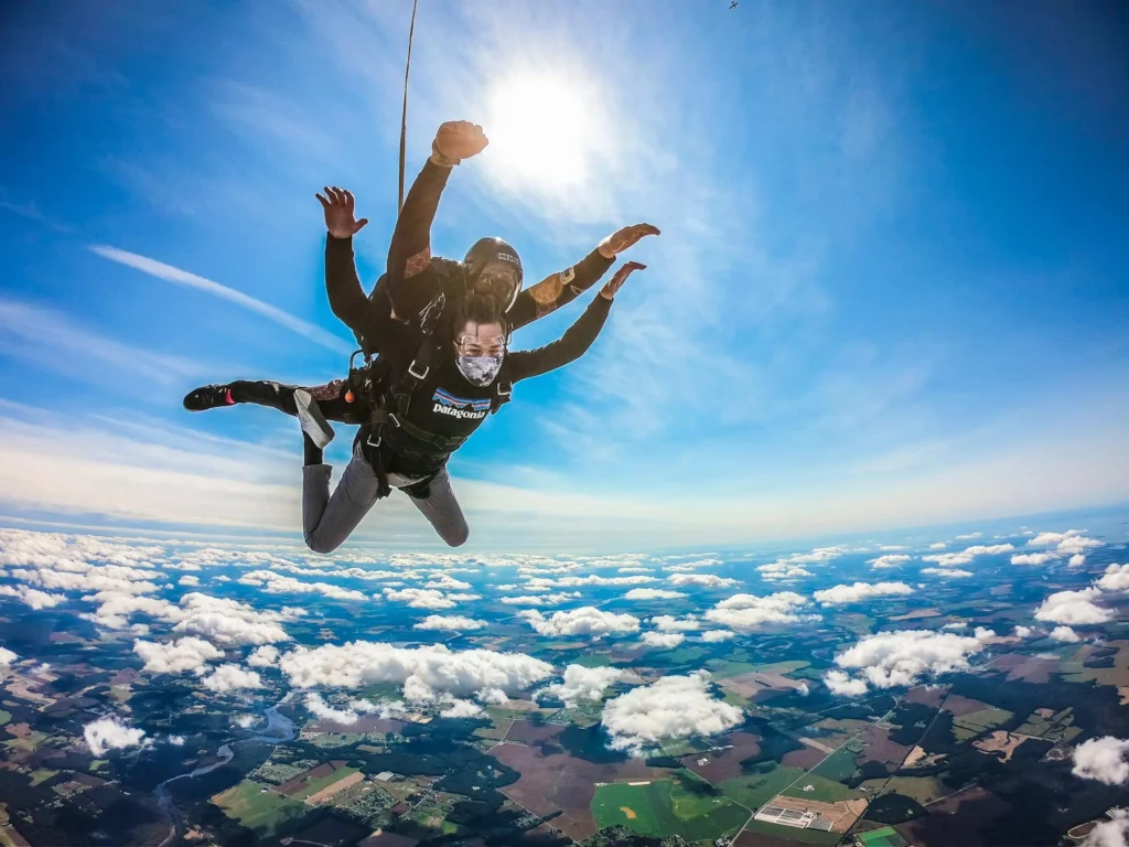 skydiving