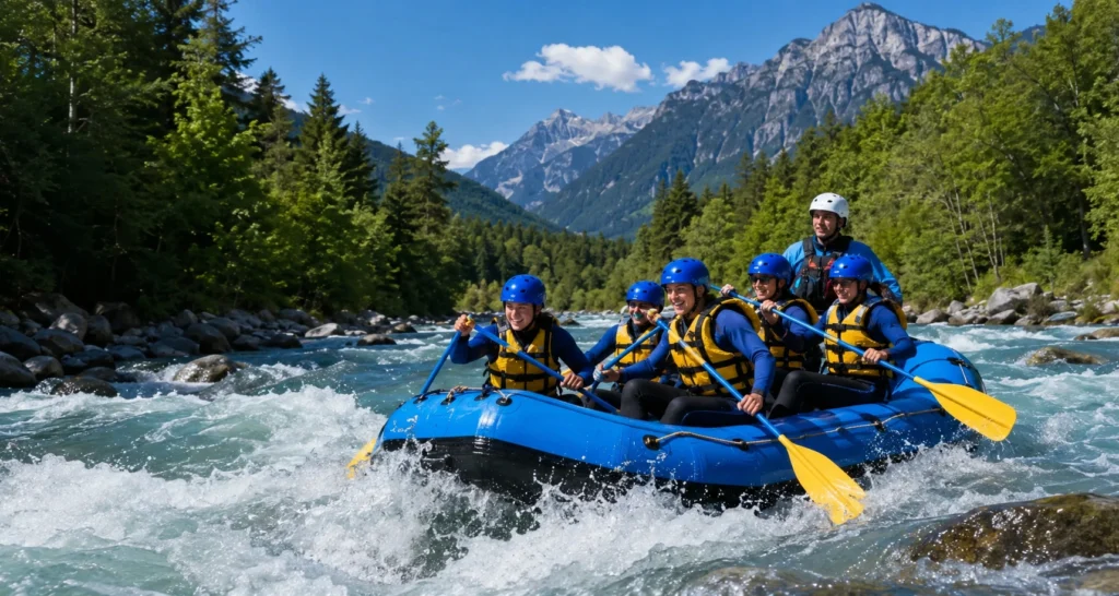 white water rafting