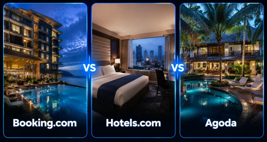 Booking.com vs Hotels.com vs Agoda