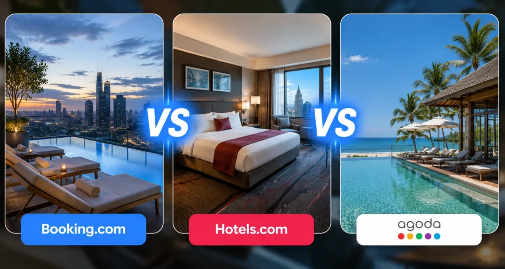 Booking.com vs Hotels.com vs Agoda