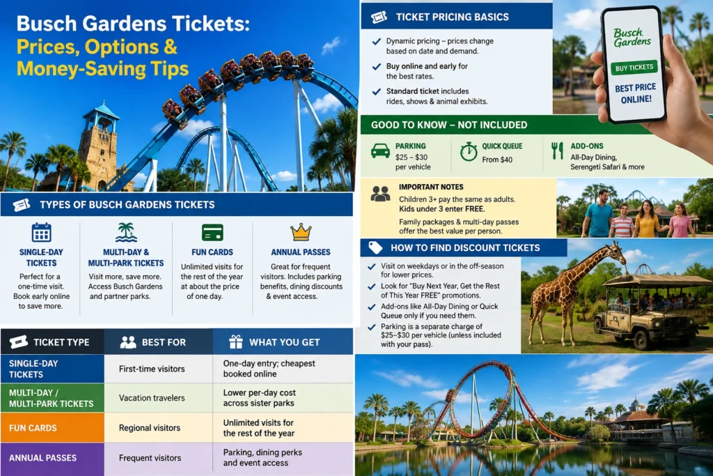 Busch Garden Tickets