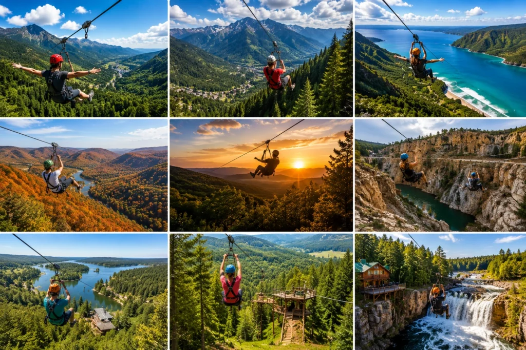 Top Zip Line Destinations Across the USA