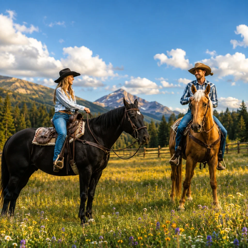 Trail-Riding Stable