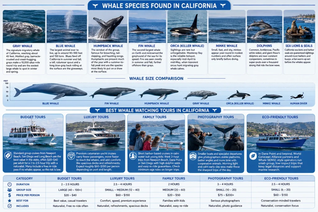 Whale Species Found in California