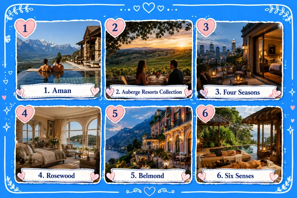 The Best Luxury Hotel Brands for Romantic Getaways