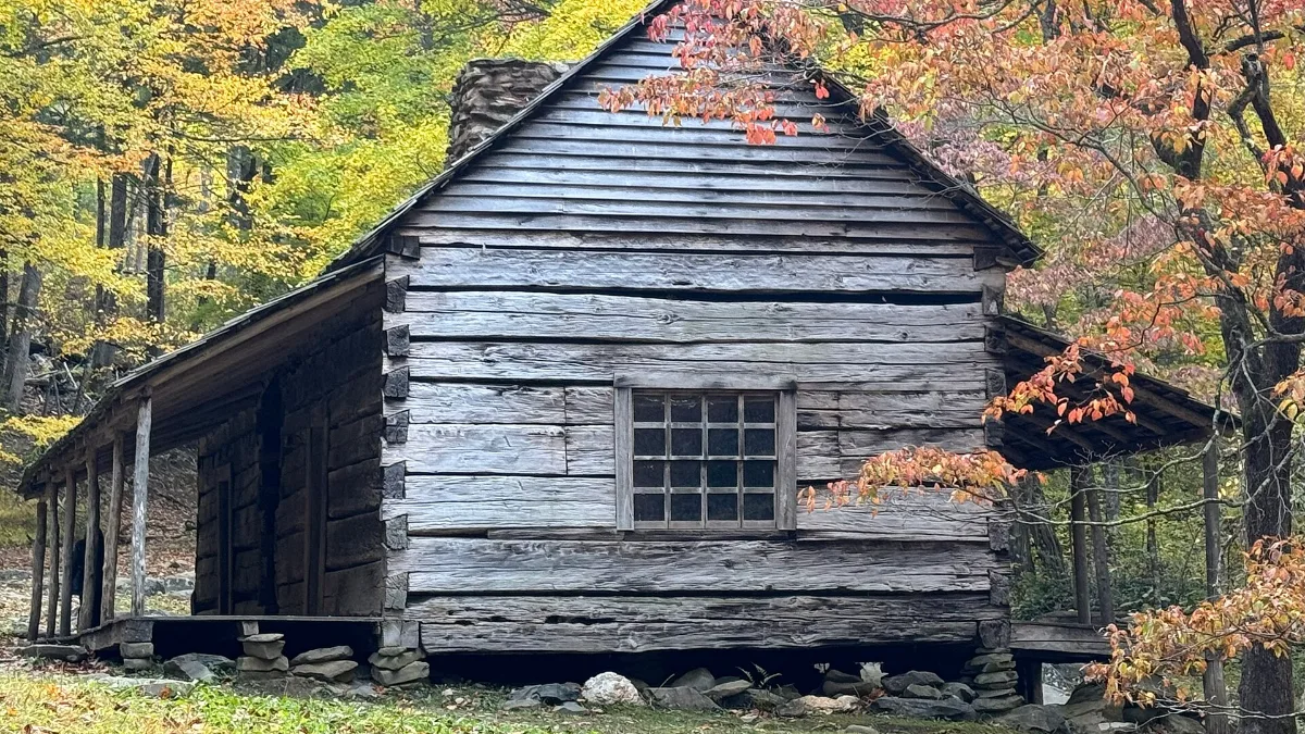 Noah Bud Ogle cabin on the Roaring Fork Motor Nature Trail, part of a 5-day affordable family vacation itinerary